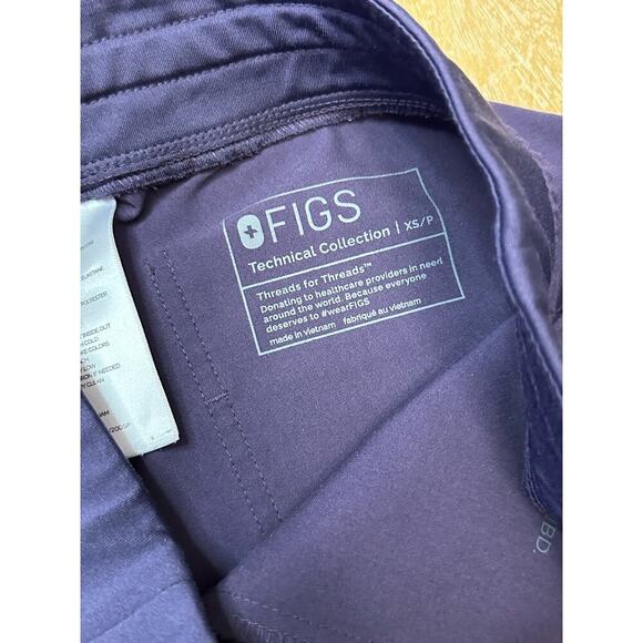 Figs Zamora Jogger Scrub Pants PURPLE SHADOW XS Petite - Picture 5 of 8